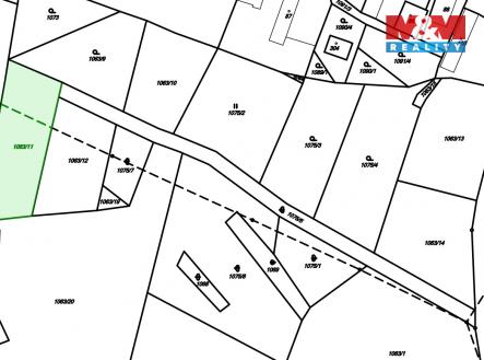Katastralni_mapa_1063_11.jpg | Prodej - pozemek pro bydlení, 1 318 m²