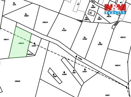 Katastralni_mapa_1063_12.jpg | Prodej - pozemek pro bydlení, 1 098 m²