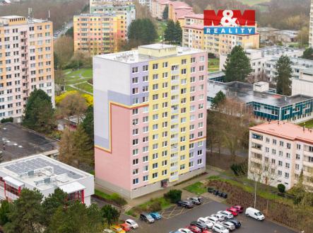 pohled na dům | Pronájem bytu, 1+1, 41 m²