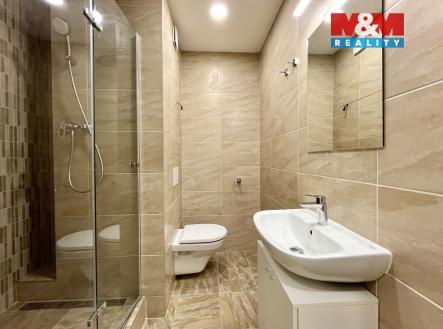 Koupelna s WC | Pronájem bytu, 1+1, 35 m²