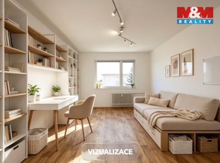 Vizualizace pokoj  | Prodej bytu, 3+1, 73 m²
