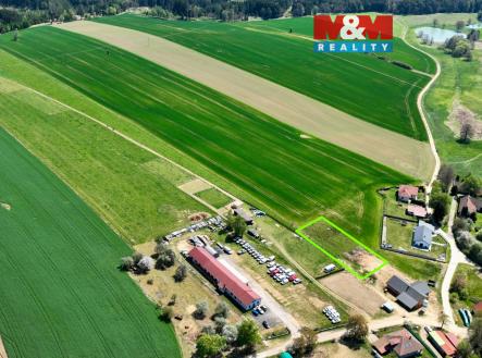Letecký pohled | Prodej - pozemek pro bydlení, 1 600 m²