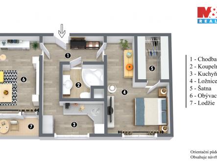 pudorys-popisky.jpg | Prodej bytu, 2+1, 62 m²
