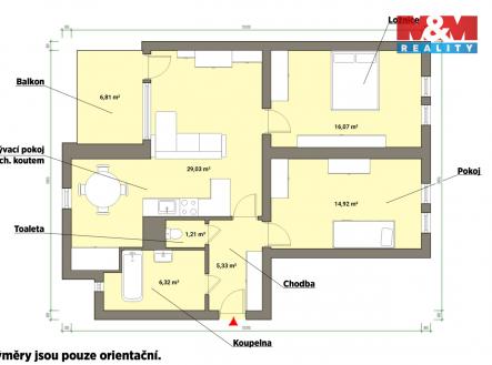 pudorys.jpg | Prodej bytu, 3+kk, 72 m²