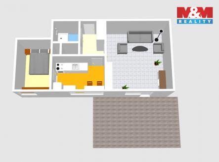 3D1.jpg | Prodej bytu, 2+1, 49 m²