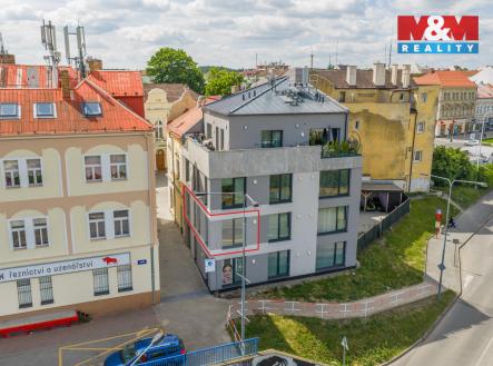 Pohled dům | Prodej bytu, 2+kk, 48 m²
