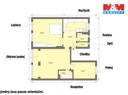 půdorys.jpg | Prodej bytu, 3+1, 96 m²
