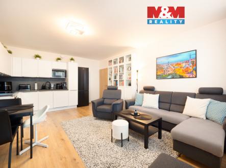 Obývací pokoj s kuch. koutem | Prodej bytu, 3+kk, 76 m²