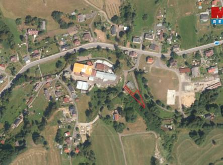 mapy Chrastava  | Prodej - pozemek, zahrada, 349 m²