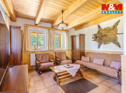 obývací pokoj | Prodej - chata/rekreační objekt, 170 m²