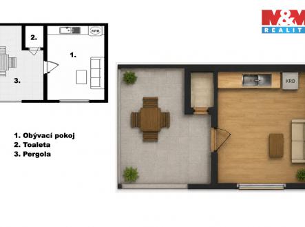 Půdorys.jpg | Prodej - chata/rekreační objekt, 18 m²