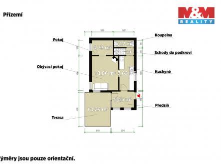 Pudorys.jpg | Prodej - chata/rekreační objekt, 64 m²