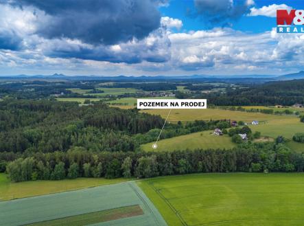 Letecký pohled | Prodej - pozemek, trvalý travní porost, 12 591 m²