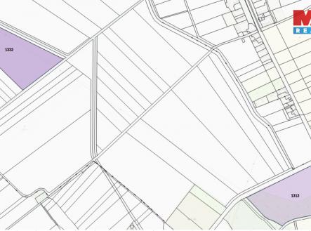 kataster pc 1332, 1312 ,1227.jpg | Prodej - pozemek, zemědělská půda, 142 115 m²