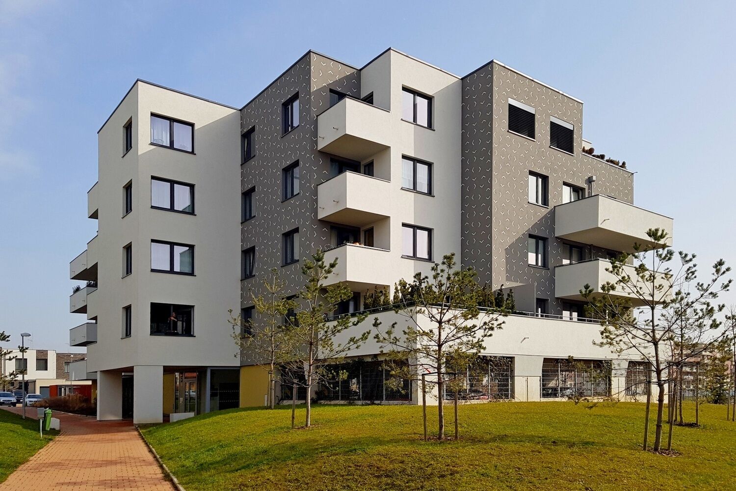 Moderní 2+kk s terasou 72 m2 v novostavbě, Praha 10