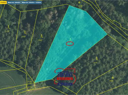 Přehledka zoom.PNG | Prodej - pozemek, les, 3 661 m²