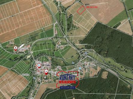 Mapa II | Prodej - pozemek, zemědělská půda, 6 468 m²