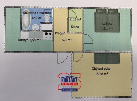 e305a6bb4b71-9wjF8I | Pronájem bytu, 2+1, 50 m²