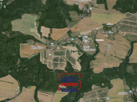 Přehledka_mapa | Prodej - pozemek, zemědělská půda, 19 004 m²