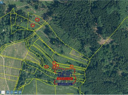 Přehledka zoom II | Prodej - pozemek, les, 14 671 m²