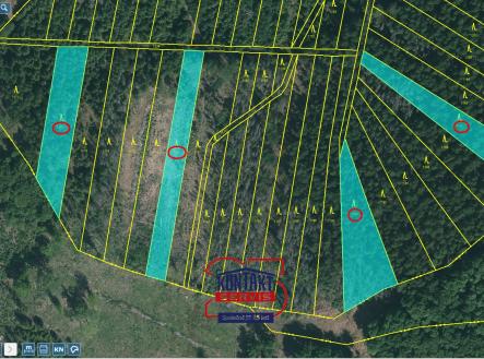 Přehledka zoom | Prodej - pozemek, les, 7 418 m²