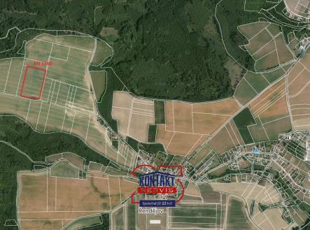 Přehledka_mapa | Prodej - pozemek, zemědělská půda, 19 082 m²