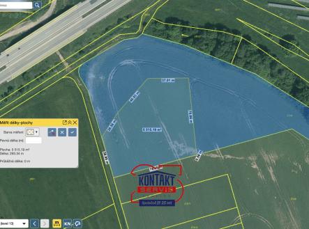 Zaměření zastav.plochy | Prodej - pozemek pro komerční výstavbu, 5 515 m²