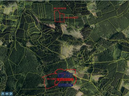 Prodej - pozemek, les, 25 593 m² obrázek