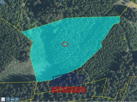 Huslenky - přehledka zoom | Prodej - pozemek, les, 25 593 m²