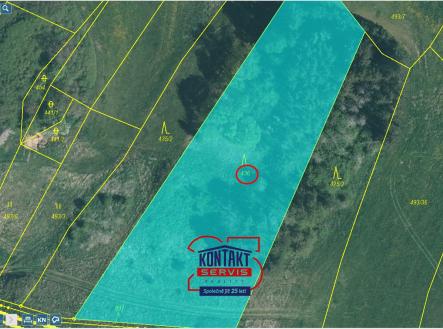 Přehledka zoom | Prodej - pozemek, les, 4 885 m²