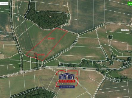 KN 845 a KN 846_mapa | Prodej - pozemek, zemědělská půda, 27 923 m²