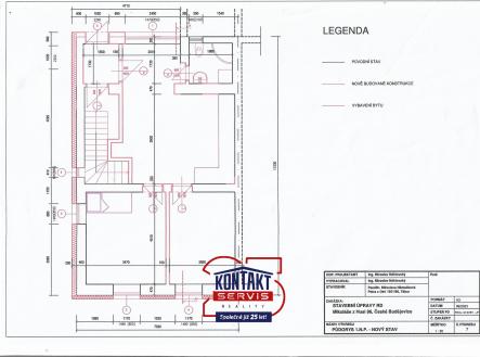 1.NP | Pronájem bytu, 3+kk, 65 m²