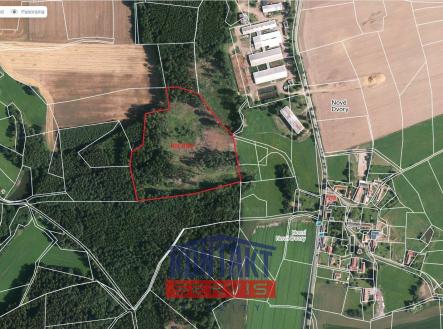 KN 859 mapa | Prodej - pozemek, les, 40 017 m²