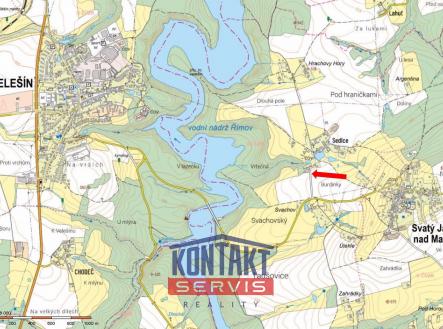 1K_Mapa_celek_1 | Prodej - pozemek pro bydlení, 1 437 m²