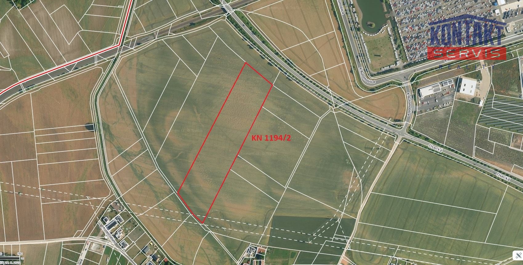 KN 1194 mapa po rozdělění