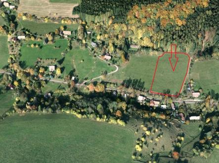 Pehled na pozemek_mapy | Prodej - pozemek pro bydlení, 9 218 m²