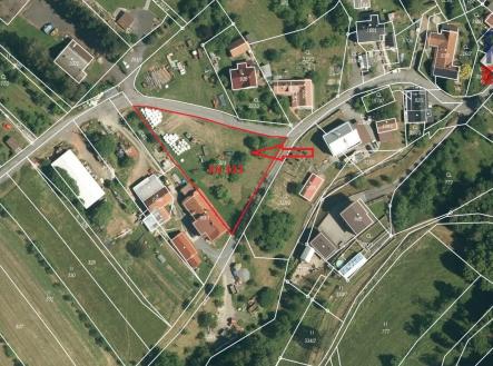 KN 323_mapa | Prodej - pozemek pro bydlení, 1 676 m²
