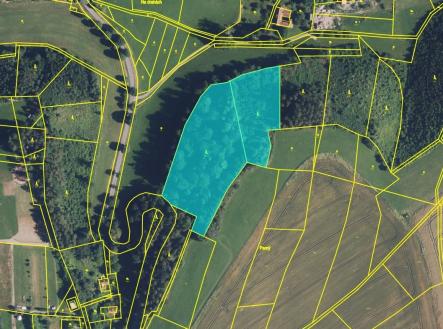 Detail | Prodej - pozemek, les, 15 596 m²