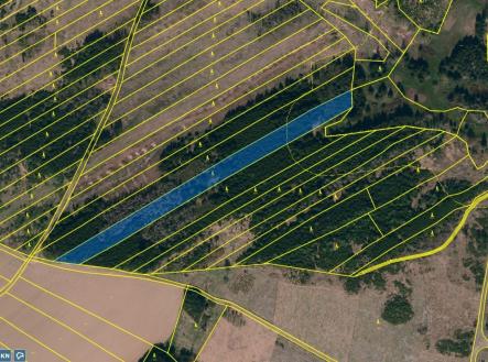 KN 4359 | Prodej - pozemek, les, 11 455 m²