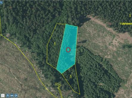 Přehledka zoom | Prodej - pozemek, les, 3 382 m²