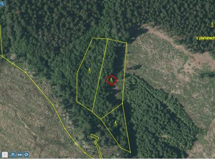Přehledka zoom II | Prodej - pozemek, les, 3 382 m²