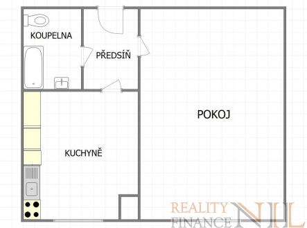 foto: 3 | Pronájem bytu, 1+1, 43 m²