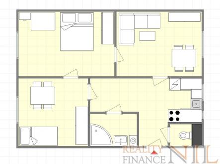 foto: 4 | Pronájem bytu, 3+kk, 73 m²