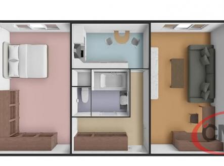 pudorys-4.jpg | Prodej bytu, 2+1, 54 m²