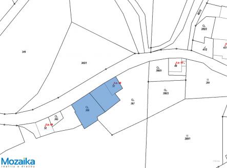 katastrální mapa | Prodej - dům/vila, 60 m²