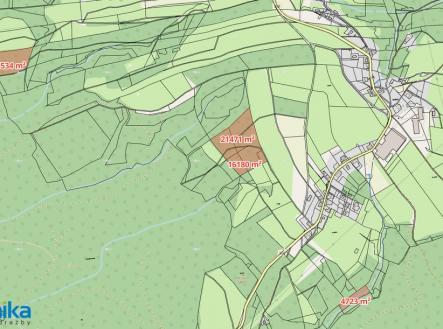 mapa-strazna.jpg | Prodej - pozemek, les, 58 908 m²