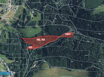 mapa-strazna-pet-parcel.jpg | Prodej - pozemek, les, 14 738 m²