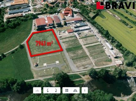 Pronájem - pozemek pro komerční výstavbu, 500 m²
