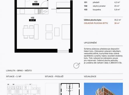 AUERSWALD_3_04 | Prodej bytu, 1+kk, 35 m²