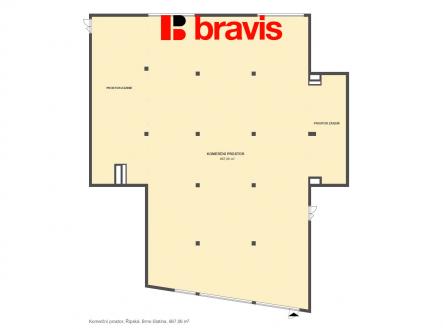 Komerce Řípská 667,06m2 prostor č.6 | Pronájem - obchodní prostor, 667 m²